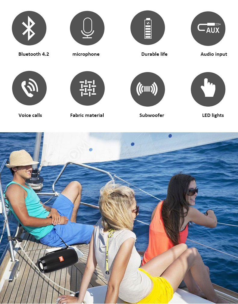 Wireless Bluetooth Powerful High BoomBox Outdoor Speakers - AudioSoundStore