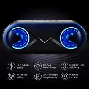 3D Stereo Sound Bluetooth Speaker - AudioSoundStore