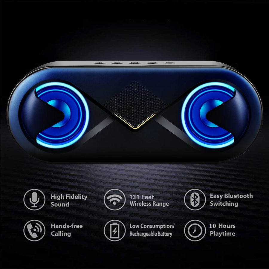 3D Stereo Sound Bluetooth Speaker - AudioSoundStore