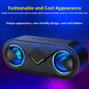 3D Stereo Sound Bluetooth Speaker - AudioSoundStore