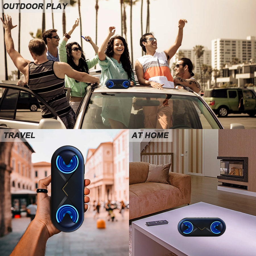 3D Stereo Sound Bluetooth Speaker - AudioSoundStore