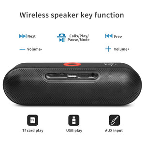 Bluetooth Dual Driver Loudspeaker With Mic - AudioSoundStore